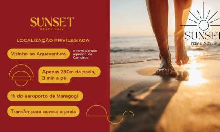 Studios, 1 e 2 quartos e Duplex na Praia dos Carneiros EXCELENTE LANÇAMENTO. VALORIZAÇÃO GARANTIDA!
