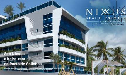 INCRÍVEIS FLATS ALTO PADRÃO - A PARTIR DE 399MIL FRENTE MAR EM PORTO DE GALINHAS