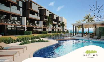 ÚLTIMAS 4 UNIDADES COM FLEXIBILIDADE DE PAGAMENTO. Conheça o Naturê Eco Residencia - À Beira Mar da Praia de Muro Alto.