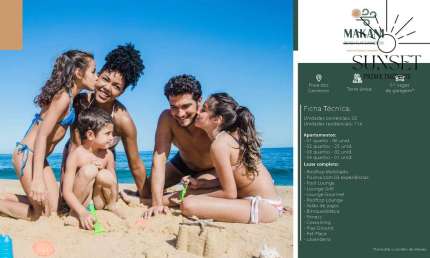 MAKANI BEACH CARNEIROS  Em uma das melhores localizações da Praia dos Carneiros, em Tamandaré. Entrega em SETEMBRO 26 - Ultimas Unidades
