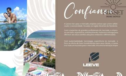 Farol Beach Carneiros - Flats e Aptos com entrega para 2025. Imóveis com alta valorização e retorno expressivo para clientes exigentes.