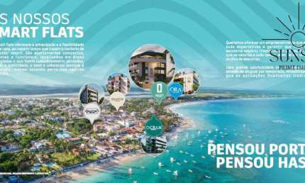 Argo Smart Flats em Porto de Galinhas | Lançamento a 20m do Mar com Hidro Privativa, Rooftop e Rentabilidade de Até 1,5% ao Mês!