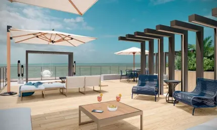 APTO GARDEN com 177m² NOVO E PRONTO PRA MORAR FRENTE MAR na Av. Oceano Atlântico, 586 à venda em Intermares - Cabedelo - Paraíba