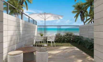 Invista na beira-mar do Bessa em João Pessoa. FLAT GARDEN de 37m² com opções frente para o mar. Entrega em Dezembro 2026 ÚLTIMAS UNIDADES