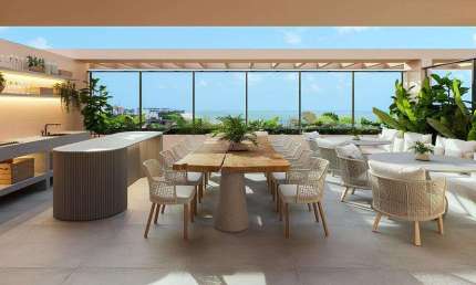 Lançamento: Vivere Praia Concept - Coberturas Horizontal e Duplex 3 Suítes 2 vagas, até 265m². Alto Padrão em Camboinha - Cabedelo / PB