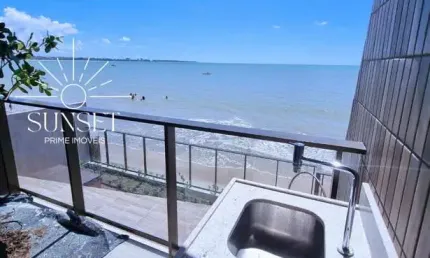 Alto padrão, frente mar, pé na areia! pronto pra morar! apartamento 3 quartos, 2 suítes à venda no jardim oceania joão pessoa, paraíba. ed. avoante