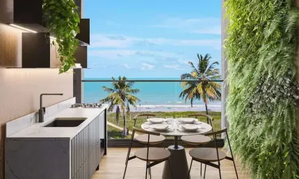 Sun Smart Frente Mar Apartamento e Cobertura Pronto para morar à venda na Av. Oceano Atlântico 1645 em Intermares Cabedelo Paraíba