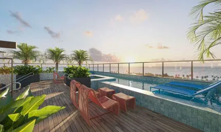 Pronto neste ano! compra super facilitada! apartamento 2 quartos, 1 suíte à venda em cabedelo - paraíba.