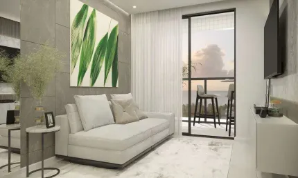 Pronto neste ano! compra super facilitada! apartamento studio / flat à venda em cabedelo - paraíba.