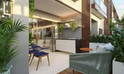 Casas duplex 3 quartos 1 suíte, em condomínio fechado de alto padrão próximo da praia à venda em cabedelo - paraíba