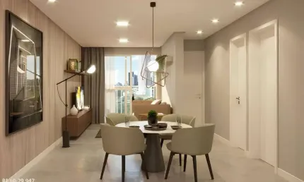 Apartamentos Prontos para morar com 2 quartos à venda no Altiplano Cabo Branco - João Pessoa - Paraíba. Ed. Mirai Altiplano Residence