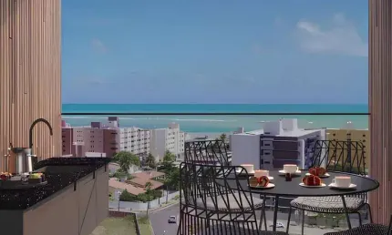 Pronto para morar, investir e lucrar, à poucos passos da praia. apartamento 2 quartos à venda no jardim oceania, joão pessoa - paraíba