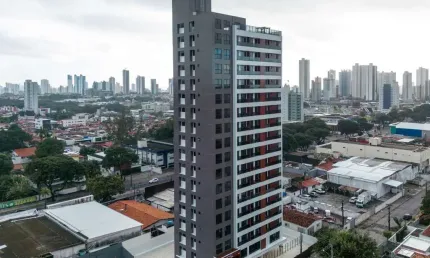 Studios e apartamentos 1 a 2 quartos à venda em Tambauzinho, João Pessoa/PB Ed. Compact Time - Pronto pra morar