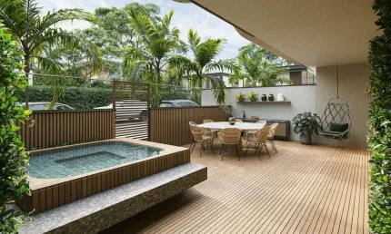 Alto padrão, frente mar, pronto pra morar! apartamento garden 3 suítes à venda em cabedelo - paraíba
