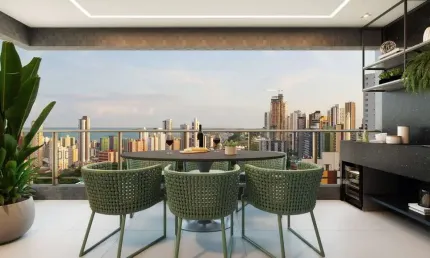 Apartamento 3 quartos (até 3 Suítes) à venda em Miramar João Pessoa Paraíba - Lançamento Alto padrão Entrega em Nov/26