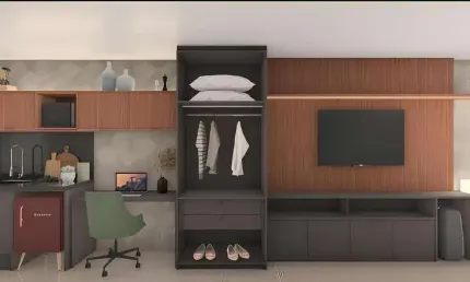 Studio / Flat à venda no Bessa - João Pessoa - Paraíba - Lançamento Mahal Resort Residence - Entrega em 12/2028 Oportunidade de INVESTIMENTO