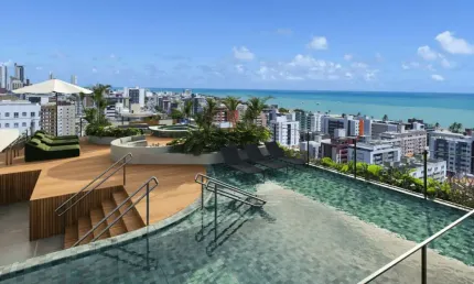 Apartamento 2 quartos à venda em cabo branco - joão pessoa - paraíba - entrega em 12/2027. ed. zênite lumi