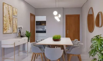 Apartamentos 3 quartos - 1 suíte à venda no Bessa - João Pessoa - Paraíba - Ed. Hampton Park - Lançamento com Entrega em 08/2027
