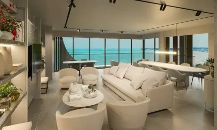 Apartamento luxo com 3 suítes à beira mar, à venda em cabo branco, joão pessoa - paraíba. entrega em 2026.
