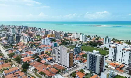 Apartamentos a poucos passos da praia à venda em Cabedelo Paraíba. Apenas 10% de entrada. Lançamento Ed. Porto Verano - Entrega DEZ/27