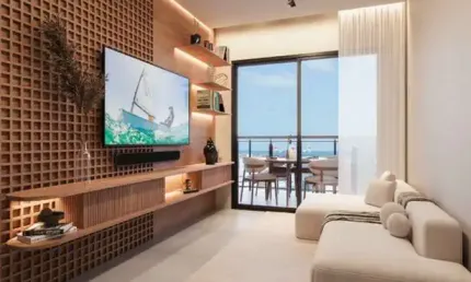 Apartamento FLAT à venda no Jardim Oceania - João Pessoa - Paraíba - Entrega em 12/2027. Ed. Maison Parahyba Residence