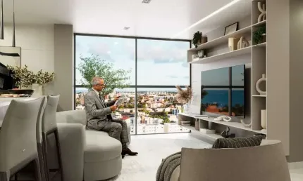 À 50 metros da praia. pronto neste ano! apartamento 2 quartos à venda no jardim oceania, joão pessoa. paraíba.