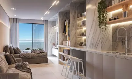 STUDIOS E FLATS no 5S JARDIM OCEANIA PRÓXIMO À PRAIA em JOÃO PESSOA - PB - CONDIÇÕES ESPECIAIS DE LANÇAMENTO