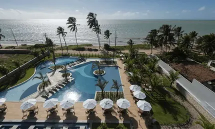 Apartamento pronto pra morar frente mar, 2 quartos 1 suíte à venda em cabedelo - paraíba. ed. blue beach. últimas unidades