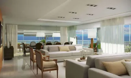 Apartamento 5 SUÍTES à venda no Altiplano Cabo Branco João Pessoa - Paraíba -  ED. Mansões Heron Marinho - Pronto para morar com LUXO ABSOLUTO