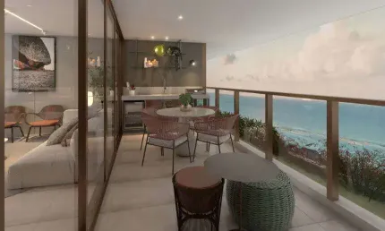 Exclusividade e luxo à beira mar - cobertura duplex 3 quartos à venda na ponta do seixas - joão pessoa - paraíba - ed. corais - entrega julho/27