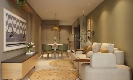A poucos metros do mar - flat / studio à venda no bessa / jardim oceania em joão pessoa - paraíba. entrega em 2027