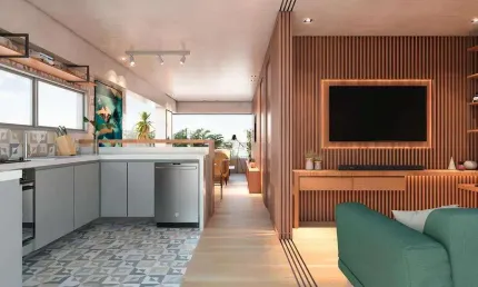 Apartamentos 1 e 2 quartos à venda em EM TAMBAÚ - João Pessoa - Paraíba - Ed. ATLANTIS LIVE. Pronto pra morar.