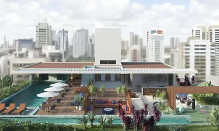 Apartamentos 1 e 2 quartos à venda em EM TAMBAÚ - João Pessoa - Paraíba - Ed. ATLANTIS LIVE. Pronto pra morar.