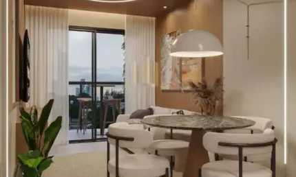 Apartamento 2 quartos 1 suíte pronto para INVESTIR ou Morar no Atlantic 83 em Intermares Cabedelo. Últimas unidades