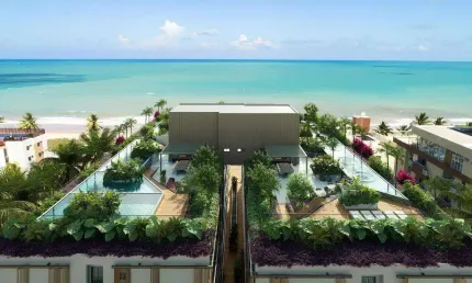 Arian Residencial - Investimento Frente Mar em Intermares de Cabedelo - PB com Alta Rentabilidade com GARDENS, Studios, 1 e 2 quartos