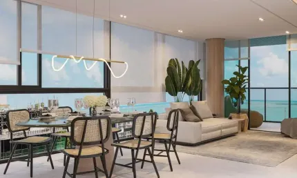 Thai Camboinha Apartamentos Alto Padrão de 96 a 146 m² com 3 Suítes + DCE e 2 Vagas. Infraestrutura Completa em Camboinha, Cabedelo / PB. Entrega Jun