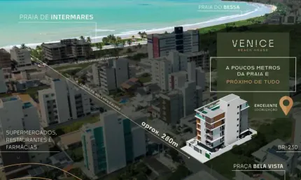 Apartamentos / studios e cobertura duplex à venda em intermares ? cabedelo ? paraíba ? entrega em março/2027