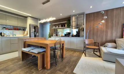 Apartamento mobiliado, 3 dormitórios, 1 suíte condomínio update à venda no bairro portão, curitiba - paraná. pronto para morar!