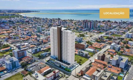 Apartamento à venda no bessa, joão pessoa: 3 quartos, 2 suítes, 2 salas, 2 vagas de garagem, 77,15m² - condomínio ocean beach