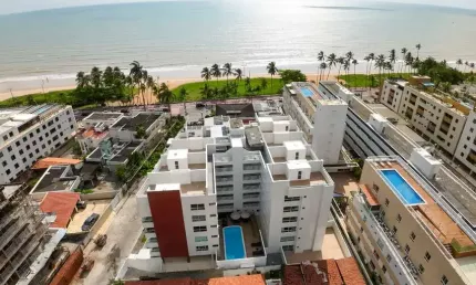 Apartamento 2 quartos com suíte à venda no cabo branco, joão pessoa. pronto pra morar, 50m da praia. últimas unidades com preço promocional.