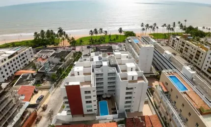 Apartamento 2 quartos com suíte à venda no cabo branco, joão pessoa. pronto pra morar, 50m da praia. últimas unidades com preço promocional