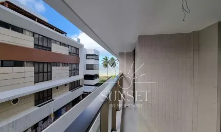 Alto padrão, frente mar, pé na areia, pronto para morar! apartamento 2 quartos à venda no jardim oceania, joão pessoa - paraíba.