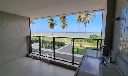 Alto padrão, frente mar, pé na areia, pronto para morar! apartamento 3 suítes à venda no jardim oceania, joão pessoa - paraíba.