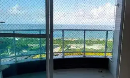 Apartamento mobiliado, vista mar privilegiada. 3 quartos, 1 suíte à venda no altiplano cabo branco - joão pessoa/pb
