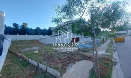 Terreno em aclive à venda em ponto alto do condomínio reserva marajoara em jundiaí sp, ótima localização