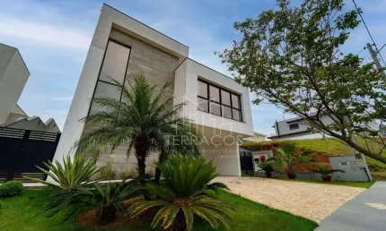 Casa em condomínio fechado no Bairro  Vale Azul com 3 Suites - Porteira Fechada - Jundiaí/SP