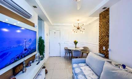Excelente apartamento de 2 qts, bem decorado no maraville taquara
