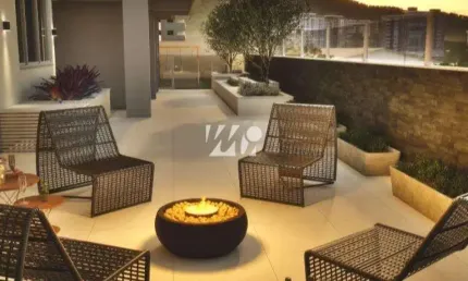 Apartamento com piscina e 2 quartos e suíte na pedra branca