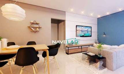 Apartamento com 3 dormitórios à venda, 103 m² por R$ 743.181,00 - Gravatá - Navegantes/SC