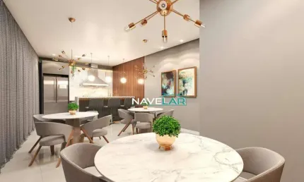 Apartamento com 2 dormitórios à venda, 76 m² por r$ 568.867,00 - gravatá - navegantes/sc
